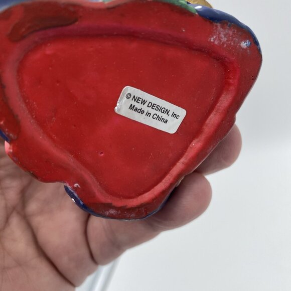 Set of 3 Figures Candle Holder Snowman Angels Bears Christmas Votive In Box - Picture 15 of 16